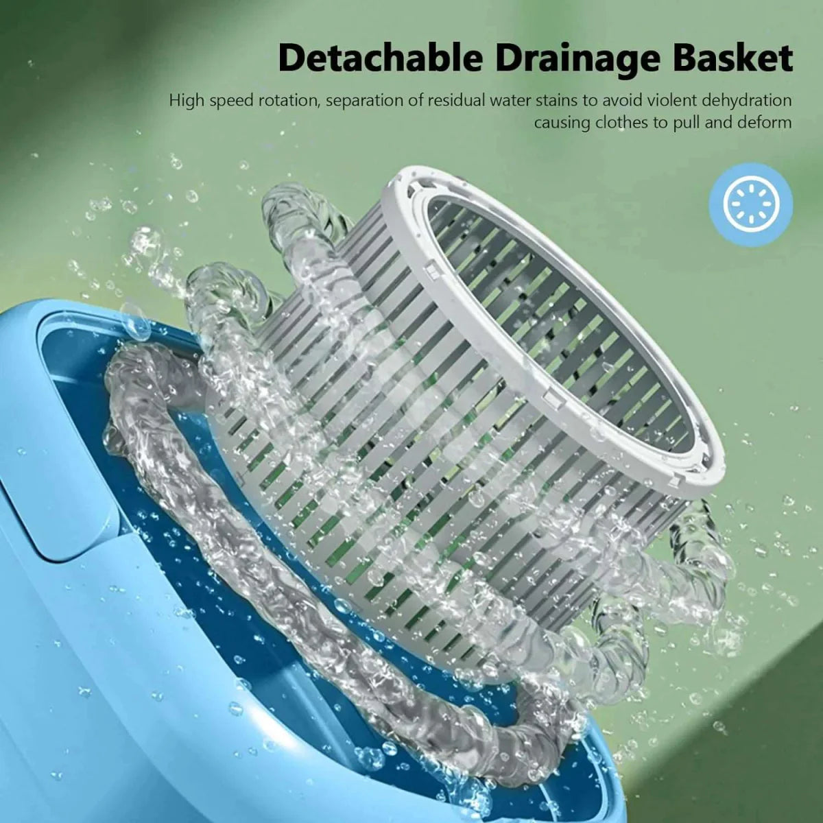 11L Capacity Mini Foldable Washing Machine