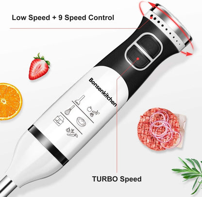 2 in 1 Hand Blender with Egg Whisk