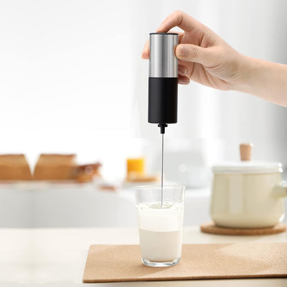 Handheld Battery-Operated Electric Milk Frother