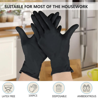 Pack of 100 - Vinyl Disposable Gloves