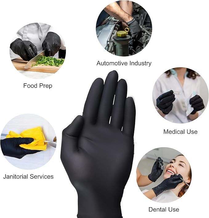 Pack of 100 - Vinyl Disposable Gloves