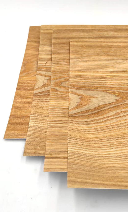 Ash Wood Self Adhesive Peel & Stick Textured Wood Look Sticker Panels for DIY Installation