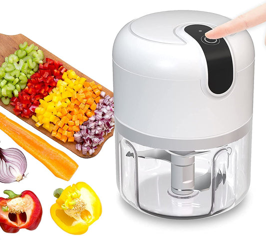 Rechargeable Portable Mini Garlic Chopper - 250ml