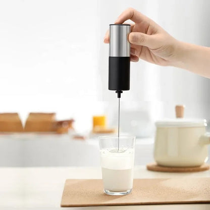 Handheld Battery-Operated Electric Milk Frother