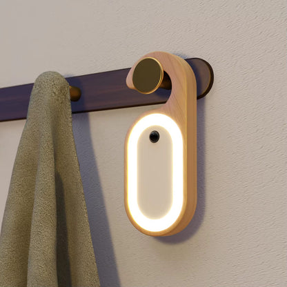 Wooden Message Memo Motion Sensor Night Light